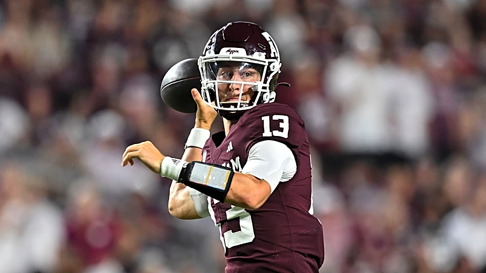 Comparing two Texas A&M QBs' PFF grades after 41-0 win vs. The Citadel