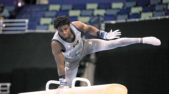 Frederick Richard is taking his fight to make gymnastics 'cool' to a new front: His uniform
