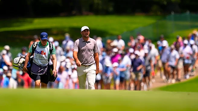 Scheffler turns to fill-in when caddie Ted Scott leaves for family emergency