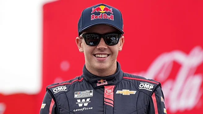 Connor Zilisch sports a smile and elbow sling at Watkins Glen a day after his nasty fall