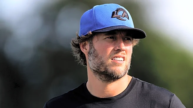 Still nursing a back injury, Matthew Stafford doesn't join practice with Rams as originally planned
