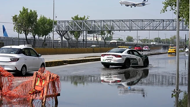 Torrential rains shut down flights at Mexico City airport for second day