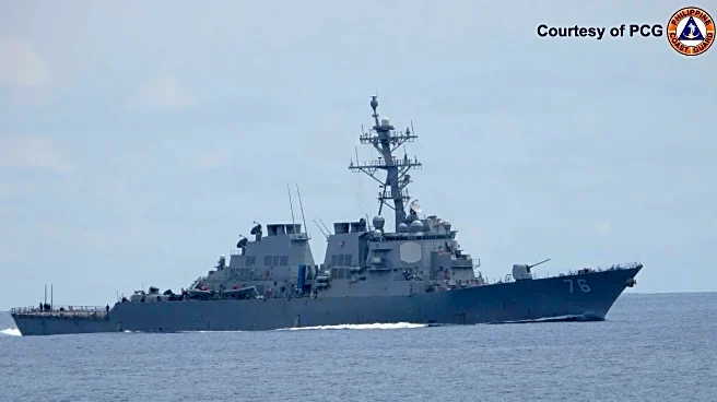 US briefly deploys 2 warships to a disputed South China Sea shoal after Chinese collision
