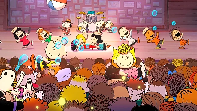 Charlie Brown and Snoopy offer an animated 'Peanuts' musical about summer camp