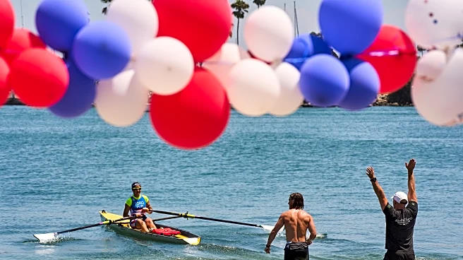 Rowers revel in beach sprints in the run-up to LA's 2028 Olympics