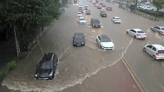 Heavy rain begins to slow in South Korea's capital region after leaving 1 person dead