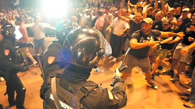 Dozens injured and detained as violence spirals at anti-government protests in Serbia