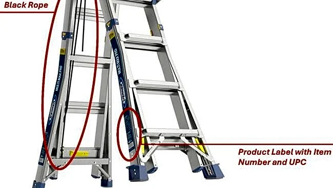 Werner recalls more than 100,000 ladders due to potential fall and injury hazard