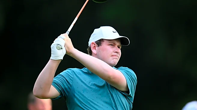 Robert MacIntyre runs off 6 birdies in a row for 62 to lead BMW Championship