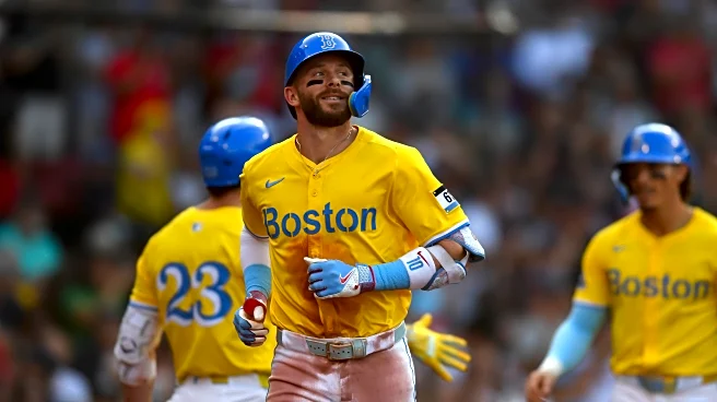 Trevor Story hits a 3-run homer as the Red Sox hold off the Marlins for a 7-5 win