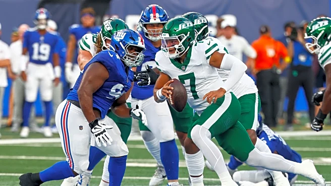 Justin Fields and Jets' passing game sputter in 2 drives in preseason loss to Giants