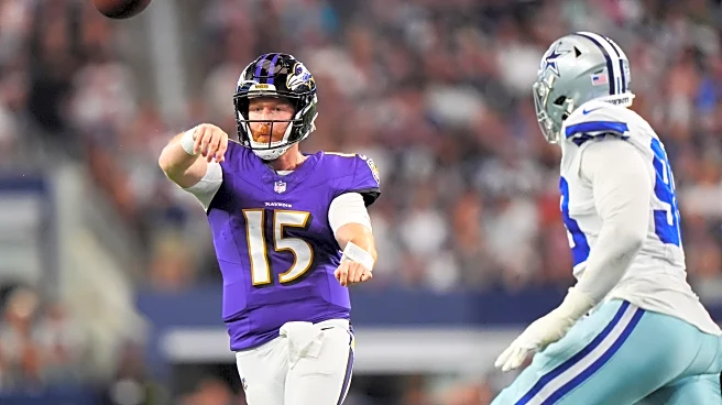 Cooper Rush tosses TD pass and pick-6 in return to AT&T Stadium as Ravens beat Cowboys 31-13