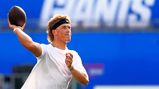 Jaxson Dart impressing in the preseason has not changed the Giants' plan at quarterback