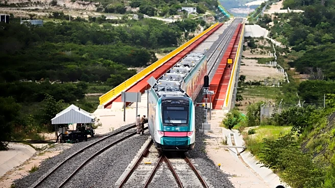 Mexico's Maya Train derails in the Yucatan Peninsula. No report of injuries