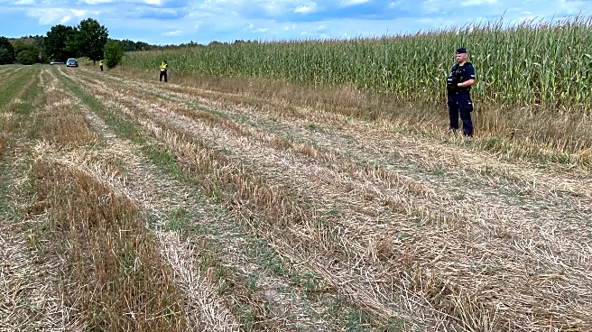 An unidentified flying object has crashed and exploded in Poland's east