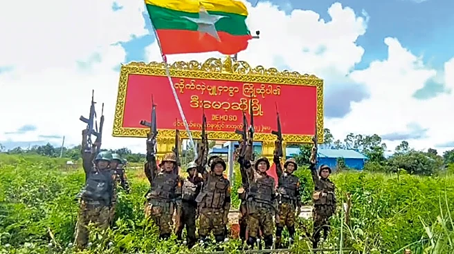 Myanmar's military retakes a strategic town 2 years after the resistance captured it