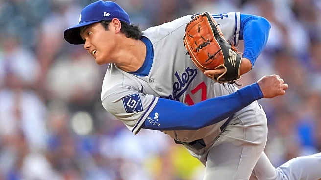 Dodgers' Ohtani roughed up by Rockies and leaves game after getting hit on knee by line drive
