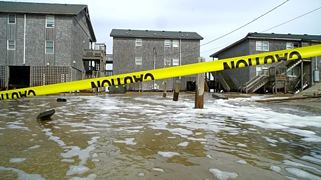Hurricane Erin stirs up strong winds and floods part of a NC highway as it creeps up the East Coast