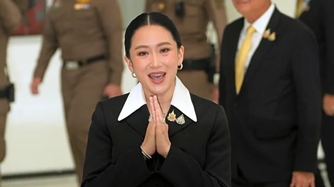 Thailand's suspended prime minister testifies over phone call that could get her booted from job
