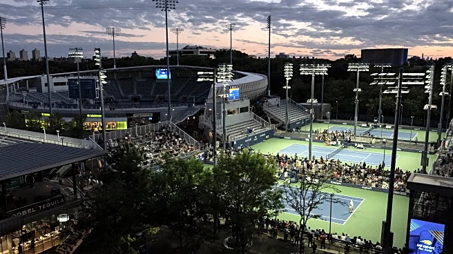At the US Open, tennis stars shine under dark sky-friendly outdoor lights