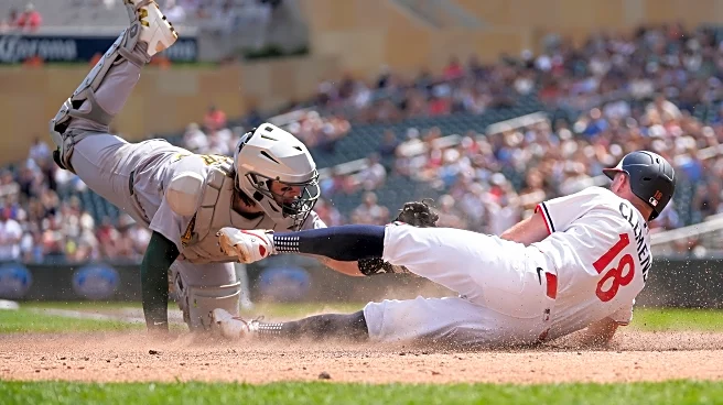 Tyler Soderstrom goes 4 for 4 to stretch hitting streak to 19 games as A's sweep Twins with 8-3 win