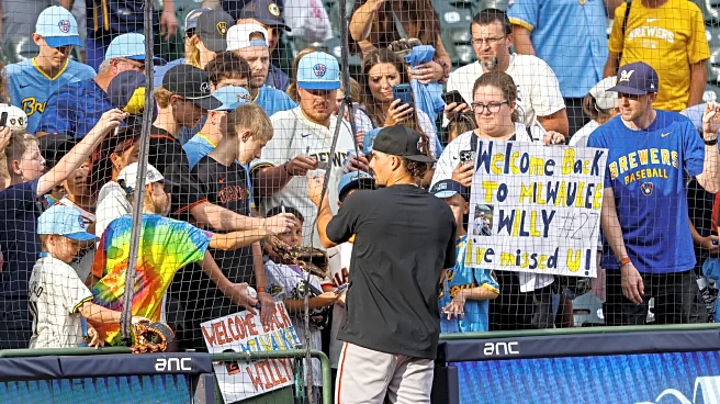 Giants' Willy Adames returns to Milwaukee and homers in first at bat against his former team