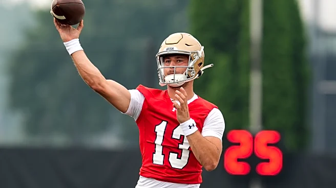 CJ Carr hopes to add to family's football legacy after winning starting QB job at No. 6 Notre Dame