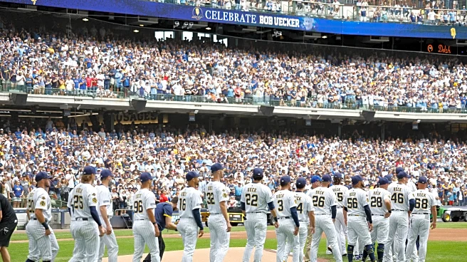 Brewers pay tribute to longtime broadcaster Bob Uecker in star-studded pregame ceremony