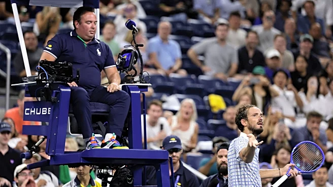 Medvedev's US Open match delayed by booing fans after photographer enters the court