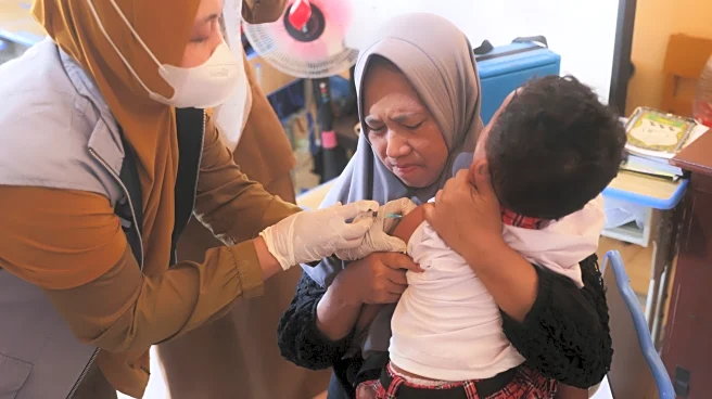 Indonesia launches a measles vaccination campaign after 17 die in an outbreak