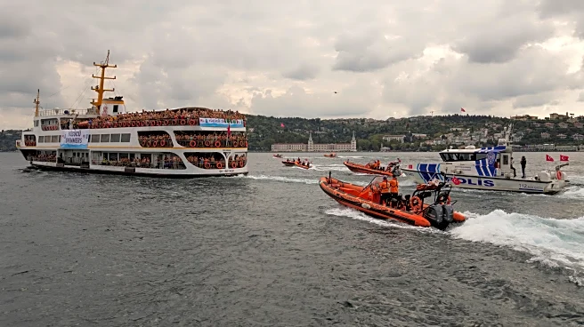Turkish authorities search for a Russian swimmer who went missing in cross-Bosphorus race