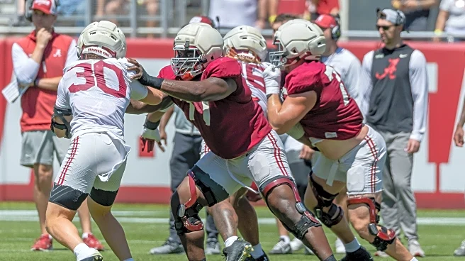 No. 8 Alabama might be down a starting offensive linemen in its season opener at FSU