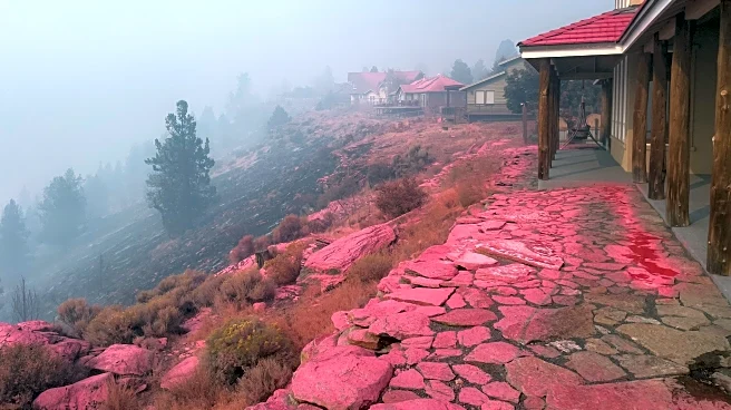 Firefighters and weather are stabilizing Oregon wildfire. Flames so far spare California wineries