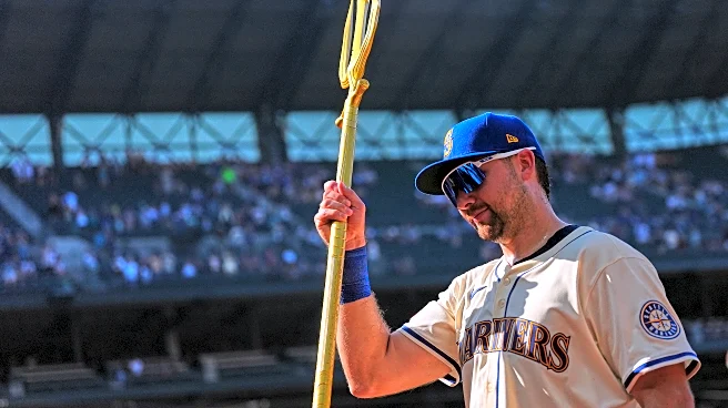 Cal Raleigh hits 50th homer, joining Mickey Mantle as switch-hitters to reach mark