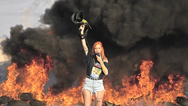 Protesters in Israel demand release of hostages as Gaza strikes kill 16, hospitals say