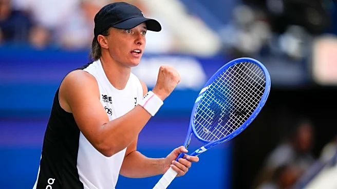 Swift start: Iga Swiatek easily wins at US Open, but she's here to talk about Taylor and Travis