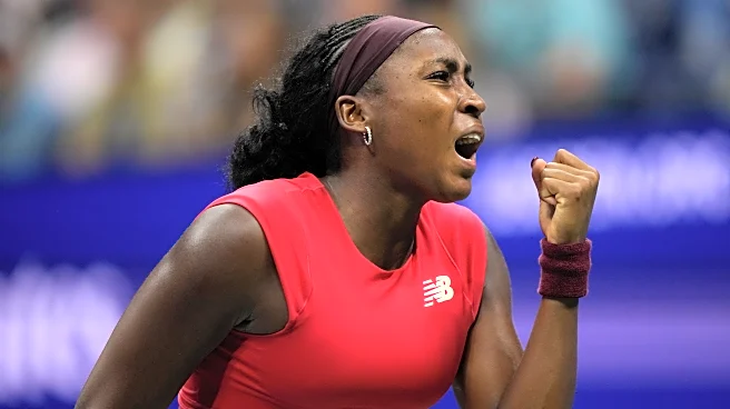 Coco Gauff's 1st match with a new serve coach at the US Open is a struggle but also a win