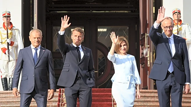 European leaders go to Moldova to mark its Independence Day ahead of a key election