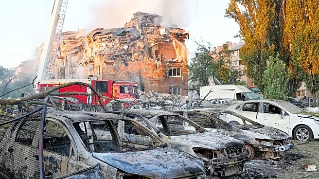 Mass Russian drone and missile attack kills 10 and injures 48 in Ukraine's capital
