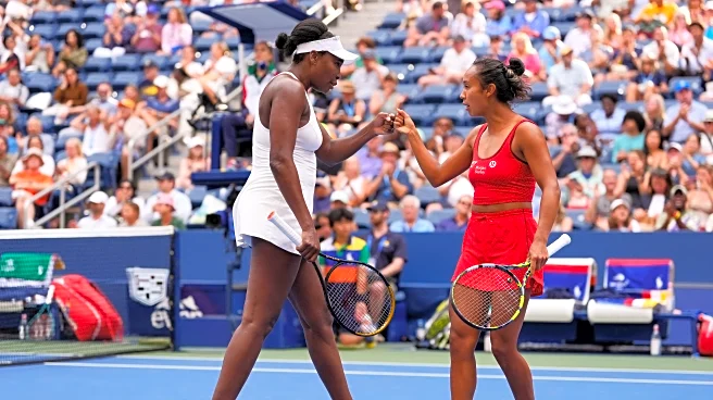 Venus Williams wins a US Open women's doubles match for the 1st time since 2014 — without Serena
