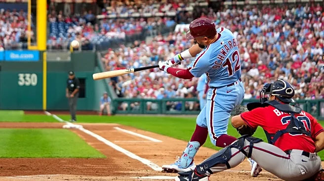 Phillies slugger Kyle Schwarber hits 4 homers in game against Braves