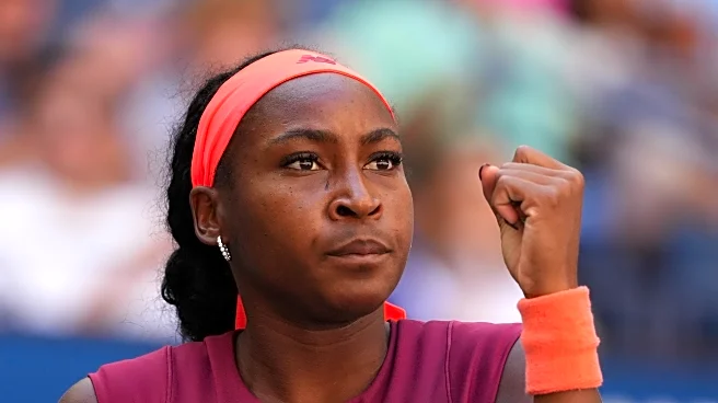 Coco Gauff plays a stress-free match at the US Open to beat Magdalena Frech and reach the 4th round