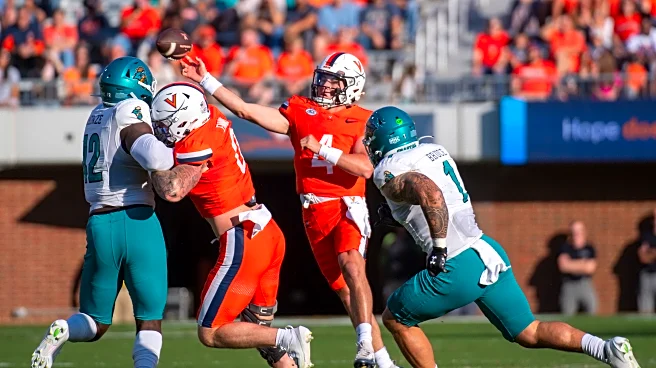 Virginia quarterback Chandler Morris exits opener with injury