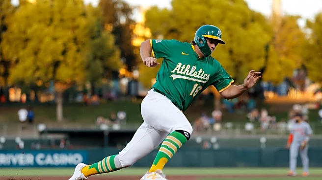Athletics' Nick Kurtz day-to-day with right oblique soreness