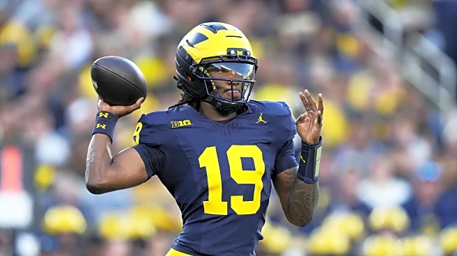 Bryce Underwood becomes 4th freshman to start at QB for No. 14 Michigan in 34-17 win over New Mexico