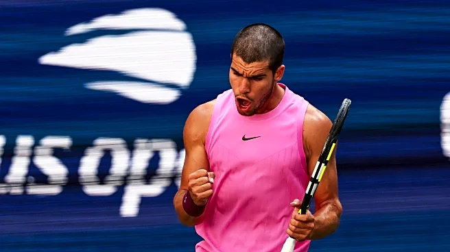 Carlos Alcaraz uses some behind-the-back magic to reach the US Open quarterfinals