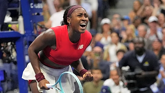 Coco Gauff and Naomi Osaka play each other at the US Open on Monday