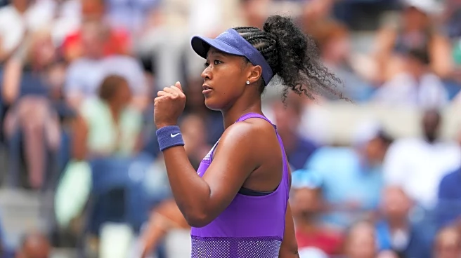Naomi Osaka has taken the 1st set against Coco Gauff in their US Open rematch