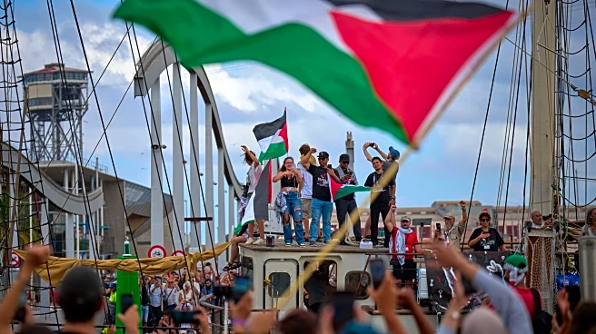 Flotilla headed to Gaza leaves Barcelona for a second time after storm delay