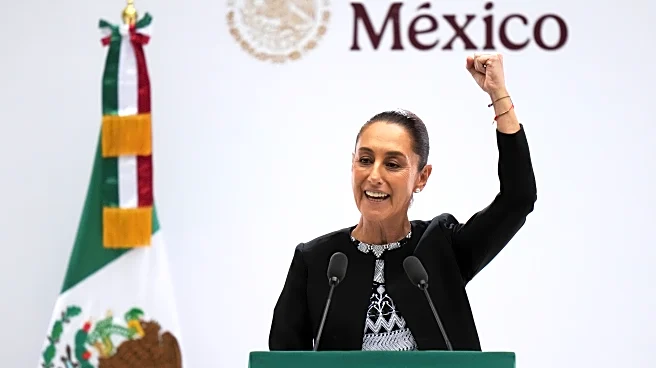 From Trump to social programs: Mexico's first female president takes stock after a year in office